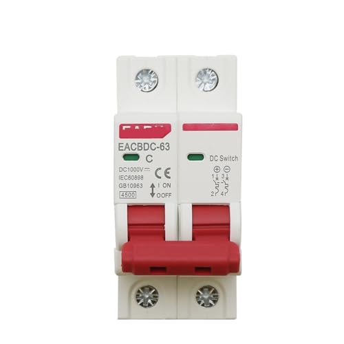 Disyuntor solar DC 1000V 16A 2P para protección fotovoltaica de paneles