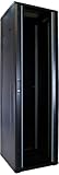 efb netzwerkschrank 42he Hochwertiger und solider 42 HE 19 Zoll Netzwerkschrank, inklusive Käfigmuttern, Erdungsset und ein Set mit 4 höhenverstellbaren Standfüßen