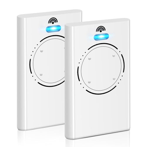 2PCS Telecommande Portail FAA-Compatible avec XT4 868 SLH LR, 868MHz Telecommande Porte de Garage,4 Canaux Noir