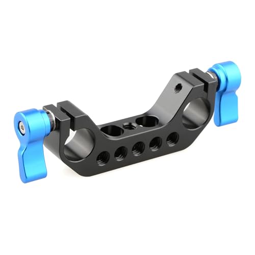 Fixation rail 15mm double trou pour éliminer le jeu sur rig de caméra