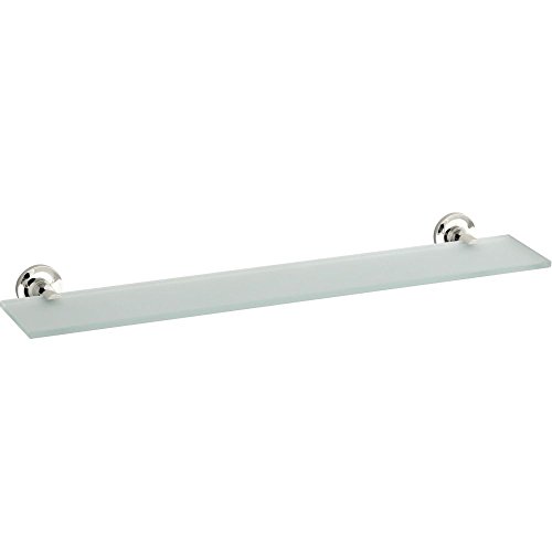 KOHLER K-14440-SN Purist Glass Shelf, Vibrant Polished Nickel