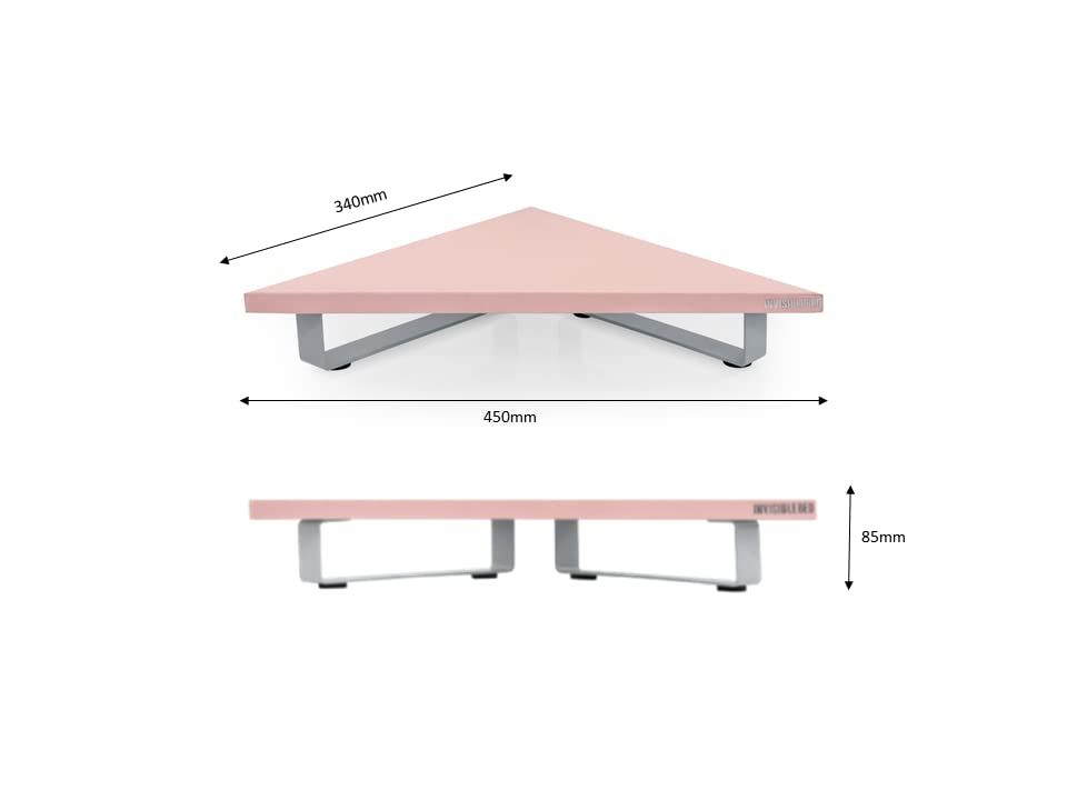 Image of INVISIBLE BED Wood Monitor Riser Stand, Computer Riser, Multi Color