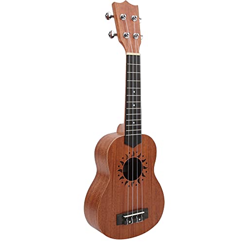 Guitare hawaïenne, support en palissandre de 21 pouces solide ukulélé pliable pour adulte pour débutants pour enfant - Les Beatles, Paul McCartney, John Lennon, RIngo Starr, George Harrison Guitare hawaïenne, support en palissandre de 21 pouces solide ukulélé pliable pour adulte pour débutants pour enfant