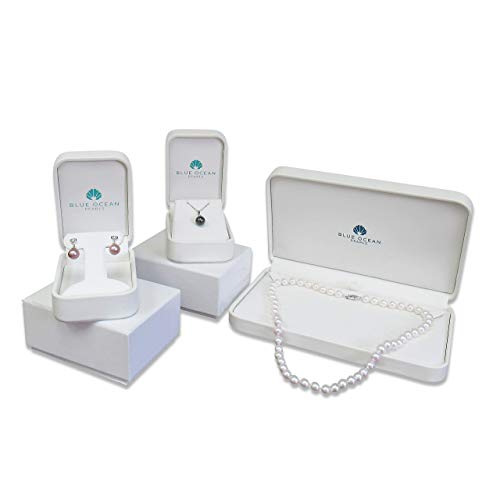 925 Sterling Silver AAA Freshwater Cultured Pearl Classic Solitaire Stud Earrings - Choice of Pearl Size 6