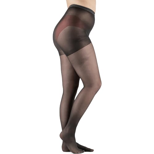 Image of Actifi Women's Sheer 20-30 mmHg Compression Pantyhose, Firm Support