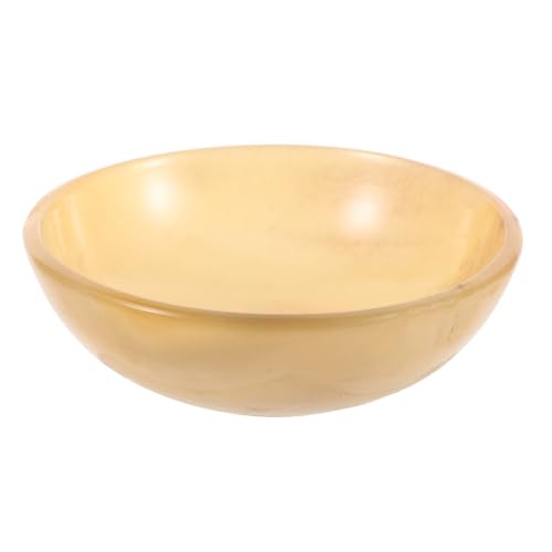 HANABASS Cuenco Estilo Simple y Delicado de Cuerno de Buey Natural para Vino y Té, de Mesa Beige, Material Único y Fácil de Almacenar Hogar