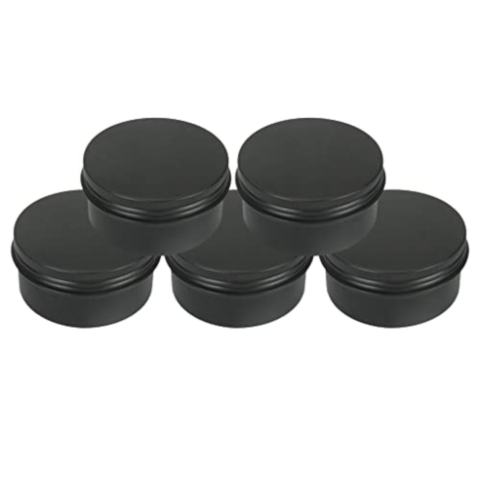 5pcs Empty Aluminum Tin Jars for Cosmetics