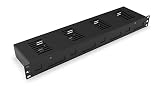 raspberry rack 19 Acabado de polvo negro mate. Raspberry Pi Rack Mount \'Pro Enclosed\' para 1-4 Raspberry Pi