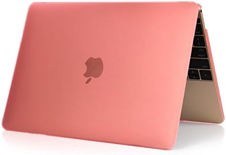 JUSHENG MacBook Pro 13 Retina Case (NO CD-ROM Drive), Soft-Touch Plastic Hard Case Cover for MacBook Pro 13.3" Retina Display A1502/A1425(Newest Version) with One Year Warranty Rose Quartz - Pink