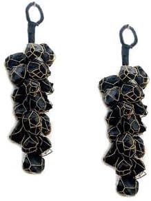 Set Of 2 Natural Black Tourmaline Rough Tumble Chunks Door & Car ...