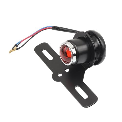 Feu stop universel moto 12V noir pour Softail éclairage arrière