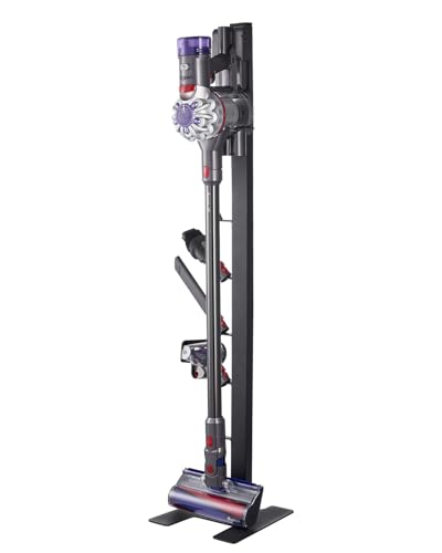 Image of VEVOR Vacuum Stand, Compatible with V6 V7 V8 V10 V11 V15, Stable Vacuum Stand Holder with 6 Hooks for DC30 DC31 DC34 DC35 DC58 DC59 DC62 D74 Cordless Upright Vacuum Cleaners & Accessories