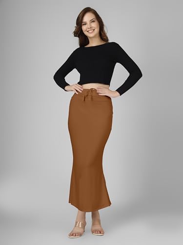 Image of Nexsus Stretchable Saree Shapewear | Petticoat for Women | Cotton Blended | Skirts for Women | Shape Wear Dress for Saree | Available in 80+ Colors and Plus Sizes