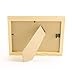 Wallniture Alps 5x7 Picture Frames Collage Wall Decor,Wood Picture Frame Set of 10 Natural Finish
