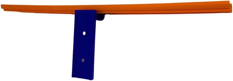 Racetrack Wall Connectors Compatible with Hot Wheels Tracks | Screw in or Adhesive Version | Create Epic RaceTracks | Made in USA (10-Pack Blue)
