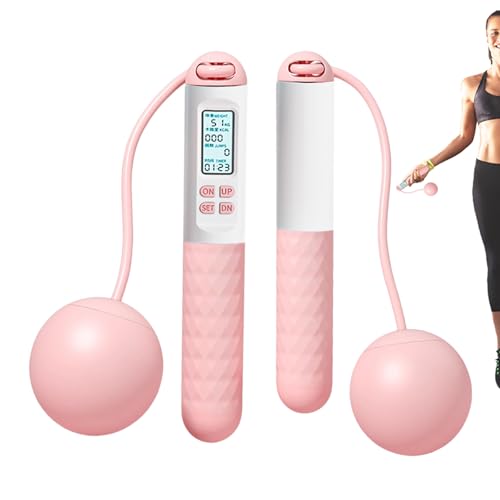 Jump Cordless - Smart Skipping Weighted Ball, Free Exercise with Auto Counter and Home Workouts, Gym, Fitness Training, Indoor O