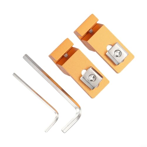 Evita colisiones con abrazaderas laterales CNC de perfil bajo para fresado en T-Track 8