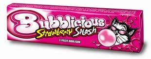 Bubbliciousstrawberry 18x | Total weight 738 gr