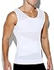 Casey Kevin Compressione Uomo Shapewear Canotta Contenitiva Snellente Intimo Modellante Dimagrante Fascia Pancia Sportivo Fitness Canottiera Canottiere Intimo Elasticizzato, Bianco, L #4