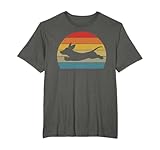 Dachshund Retro Sunset Dog Camiseta