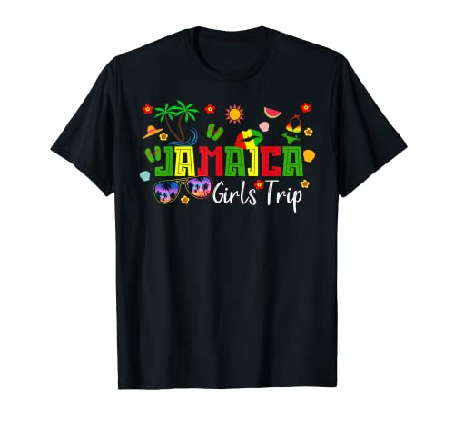 Giamaica Girls Trip Besties Bachelorette Beach Group Matching Maglietta