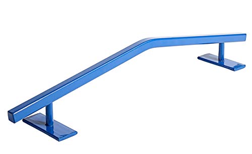 Rail de touche carré R7 bleu pour sessions skate à la maison