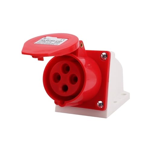 Prise d'aviation étanche IP44 16A 4 broches industrielle ZQ-114 creuse