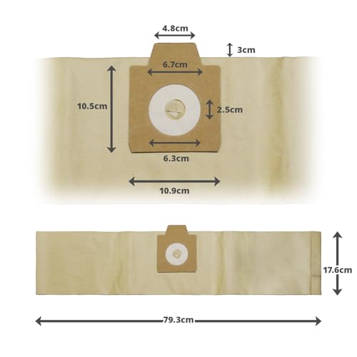 Bag Lady Paper Dust Bags (Pack of 5) for Electrolux TerrierUZ934X UZ872 UZ930S UZ930S2 UZ932 UZ934 UZ934X UZ940S2 Vacuum Cleaner Dust Bags Replacement High Filtration 9001969642 - Image 4