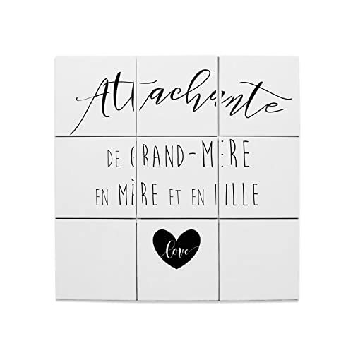 Carreaux céramique décoratif pour rénover un mur blanc sans peinture lot 9 pièces