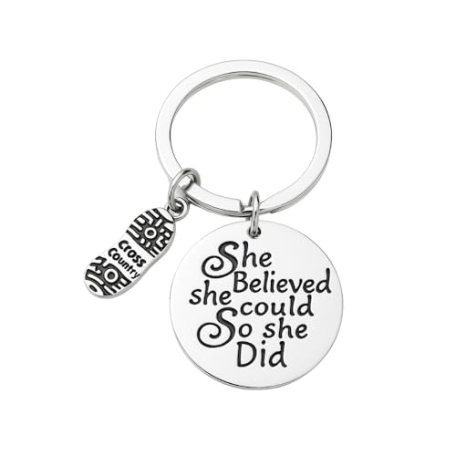 Cross Country Keychain