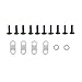 iPartsleader A3112 A3401 A3185 Trackpad Replacement for MacBook Pro (14-inch, M4 Pro/Max,2024) Force Touch Touchpad with Cable and Screws Tool Kit 821-04656-A 661-42546 661-42651 (Space Black)