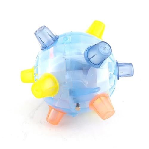 Abaodam 2Pcs Light Up Dancing Ball Music Hopping Balls for Flashing Interactive Jumping Balls for Parties and Fun Activities Light Blue
