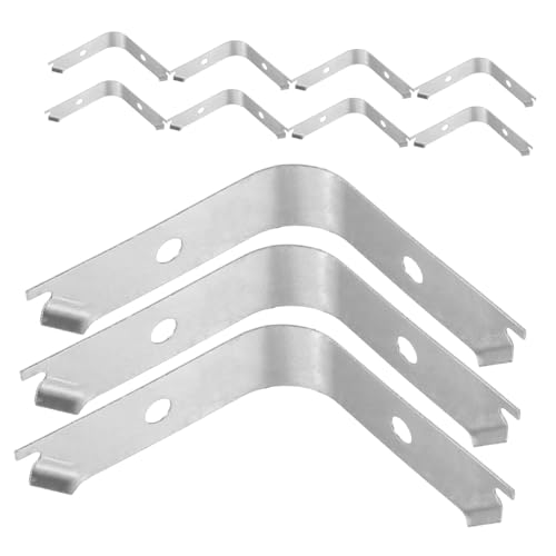 Image of Operitacx 50pcs Spring Clips for Picture Frames Easy to Install Backing Clips for Photos and Artwork Retainer Hardware for Wall Hanging and Crafts