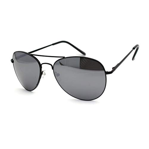 Mens Officer Cop Style Tear Drop Shape Metal Rim Pilots Sunglasses