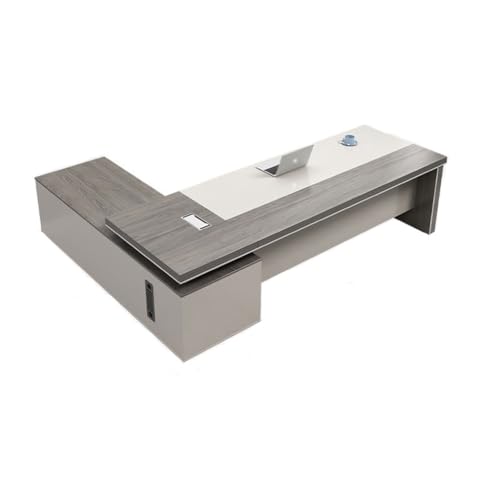 TEESONG コンピューターデスク オフィスデスク ボス オフィスデスク マネージャーデスク シンプル モダン オフィス エグゼクティブデスク スーパーバイザーデスク バニティデスク ゲームデスク オフィスデスク(180×80×75cm)