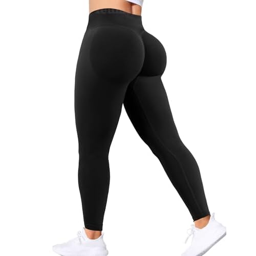 Scrunch Butt Lifting Leggings for Women Impact Gym Seamless Workout Leggings Mid Low Waist Tummy Control Yoga Pants