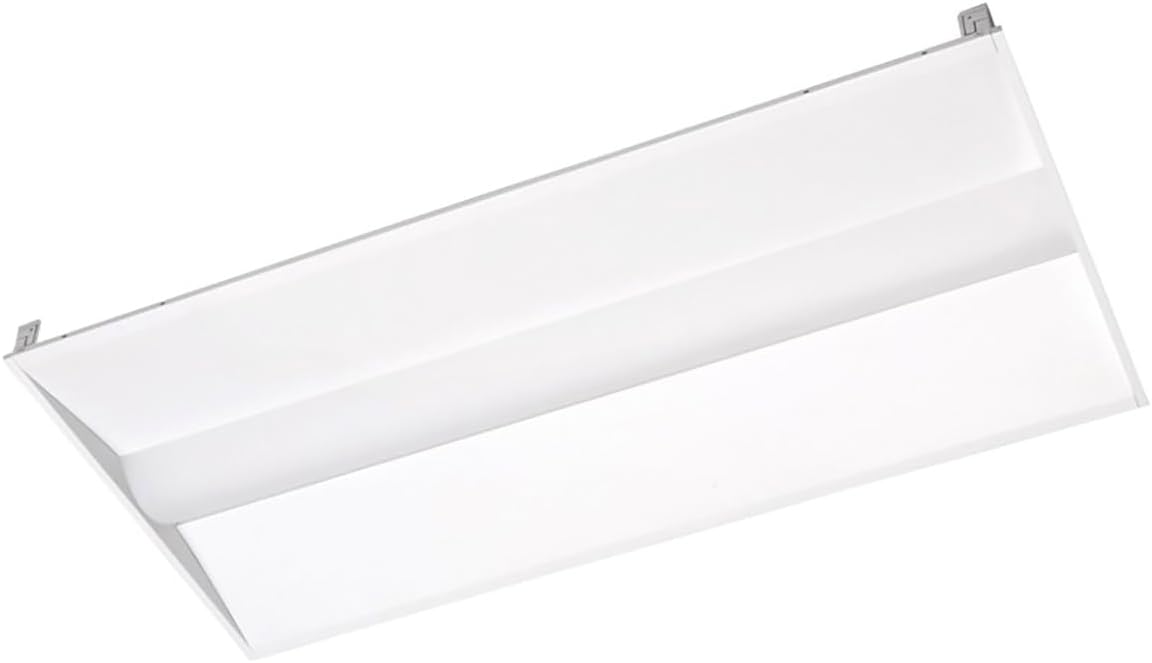 LEDONE 2x4 FT LED Troffer Light, 0-10V Dimmable, 120-277V Frosted Panel Light, 24W/29W/32W/39W Wattage Switchable, 3500K/4000K/5000K Selectable, UL & DLC Listed, 1PK