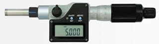 MeterTo Electronic Digital Micrometers Heads Gauge (Non-Rotating Spindle), Range: 0-25mm/0-1
