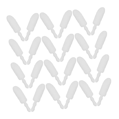 minkissy Luxury Smooth Application 500pcs Lip Brush Heads Flocking Lipstick Brush for Lipstick Gloss Makeup