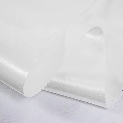 HMQIANG White Table Runners, 12x108 Inches, 12 Pack by HMQIANG - Used condition - Image 3