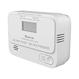 Heiman Kohlenmonoxid Melder, 10 Jahre Batterielebensdauer, Co Melder für zu Hause mit digitalem LCD-Display, CO Alarm BSI-geprüft, EN 50291 Standard, 2 Stück