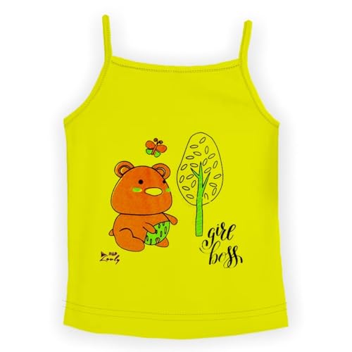 Image of HAP Kids 100% Cotton Multicolored Camisole Pack of Five