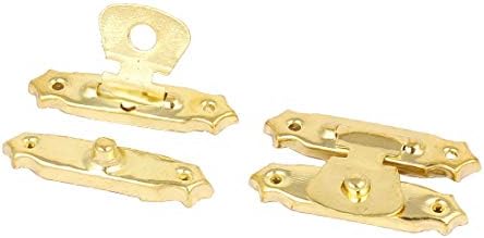 New Lon0167 Toolbox Gift Featured Box Lock reliable efficacy Latches Toggle Hasp Gold Tone 10PCS(id:2a6 57 a8 6d1) image 4