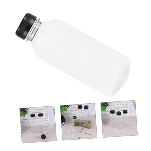 Bouteilles plastique transparentes pour jus frais Mikinona réutilisables et légères