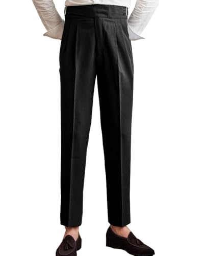 Image of Noble Monk Men's Formal Trousers | Regular Fit Stylish Pants for Men | Comfortable Solid Trousers | Classic Formal Wear for Men | Smart and Versatile Everyday Wear