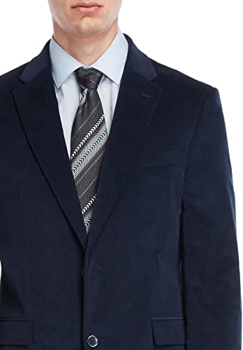Tommy Hilfiger Mens Modern-Fit Corduroy Sport Coat 46 Long Cobalt3