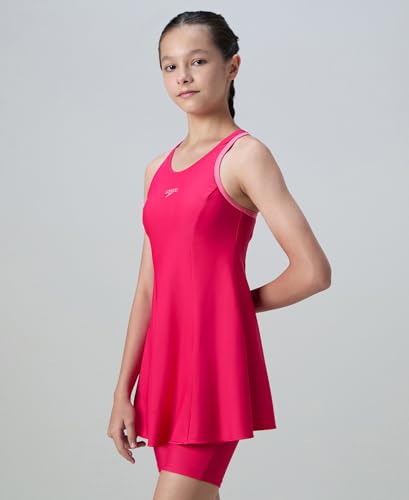 Image of Speedo Girl's Endurance 10 Racerback Swimdress with Boyleg