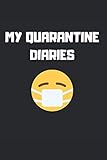 My Quarantine Diaries: Emoji Style Lined Journal Notebook