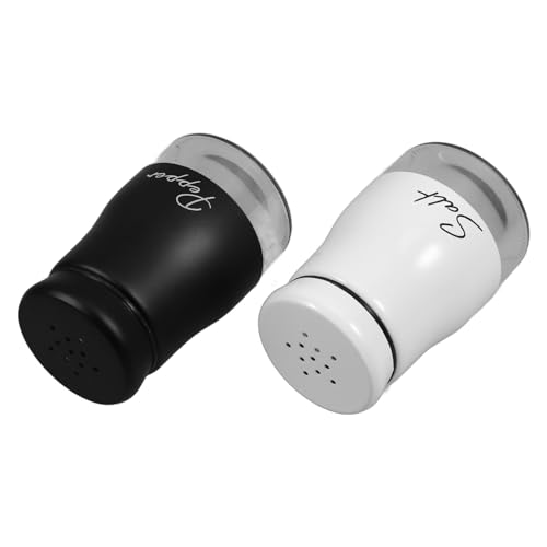 ABOOFAN 2Piezas Condimentos Para Sal y Pimienta Dispensadores Portátiles De Especias Con Soporte