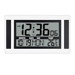 11 . 5 " Large Display Digital Wall Clock Battery Operated with Big Numbers,Desk Clocks with Time